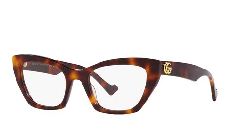 Gucci GG1334O Tortoise Eyeglasses .